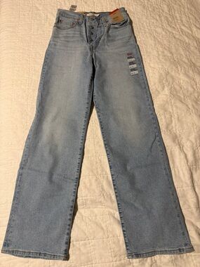 Levi's Ribcage Straight Super High-Rise Jeans 28 x 32